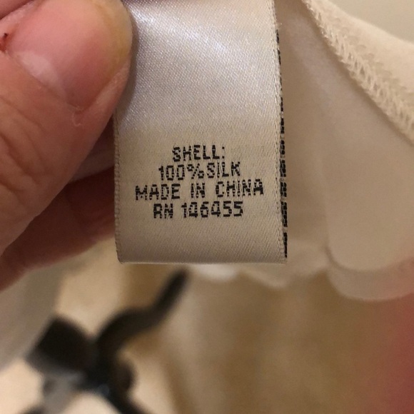 NWOT Falcon & Bloom silk blouse - Picture 8 of 8